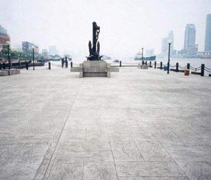 廣場(chǎng)壓模地坪