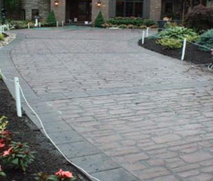 住宅區壓模地坪